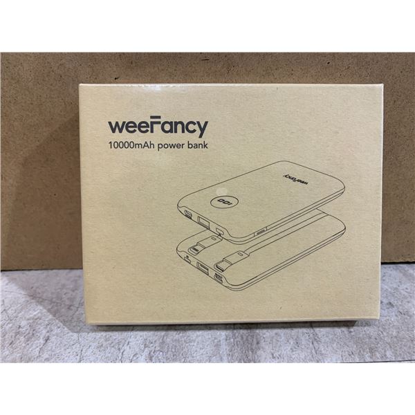 Weefancy 10000 mAh Portable Power Bank