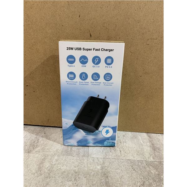 25W USB Super Fast Charger & Wireless Watch Charger