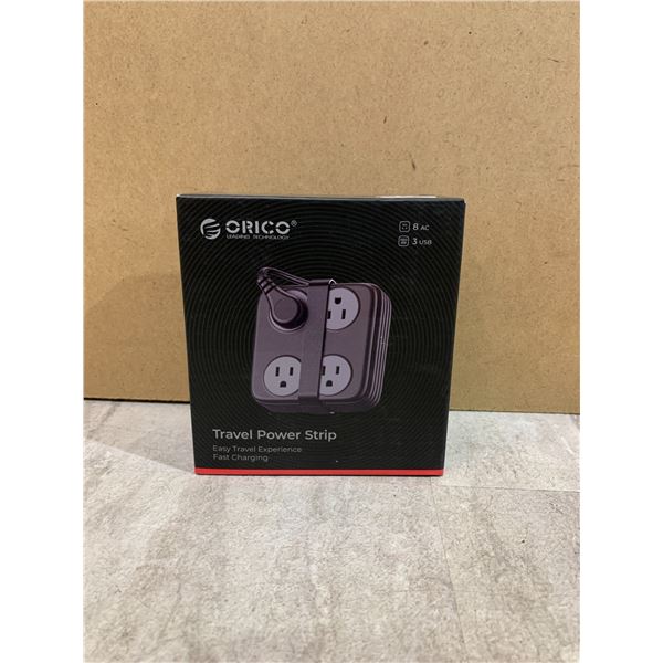 Orico Travel Power Strip - 8 AC - 3 USB