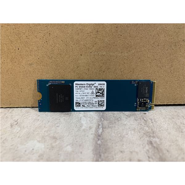 Western Digital PC SN530 256GB NVMe SSD - Formatted