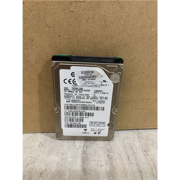 Hitachi HDD - Storage Unclear - Formatted