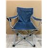 Image 2 : Generic Blue Folding Camping Chair