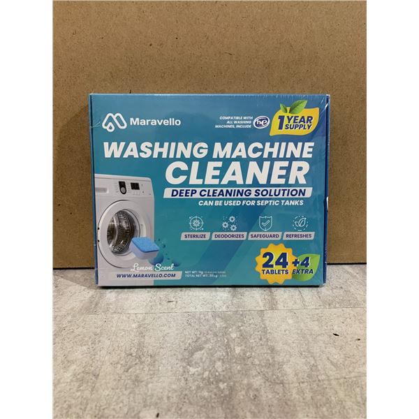 1 Year Supply - Maravello Washing Machine Cleaner