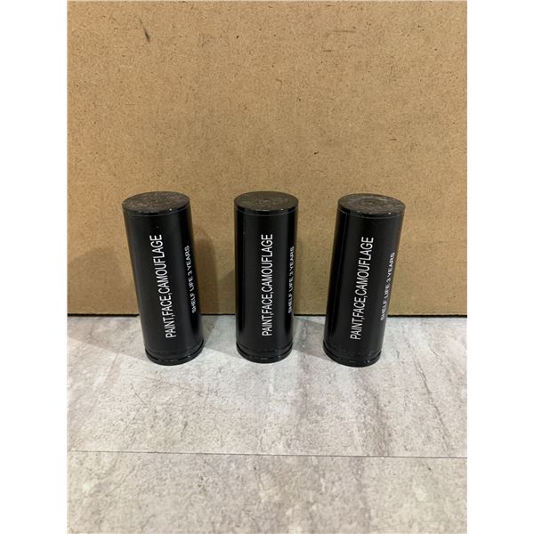 3 PCS Football Black Face Paint Stick