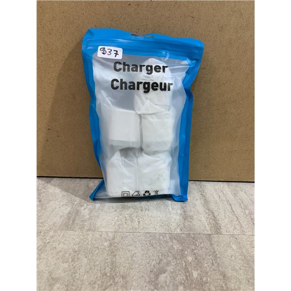 Lot Of 5 - 2 USB Charger Blocks