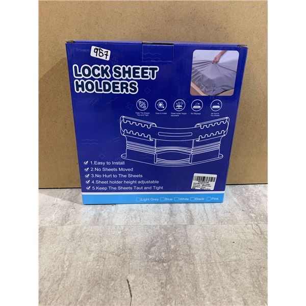 Lock Sheet Holders - 4 PCS