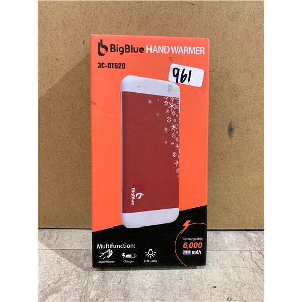 BigBlue Handwarmer - Model 3C-0T620 - Black