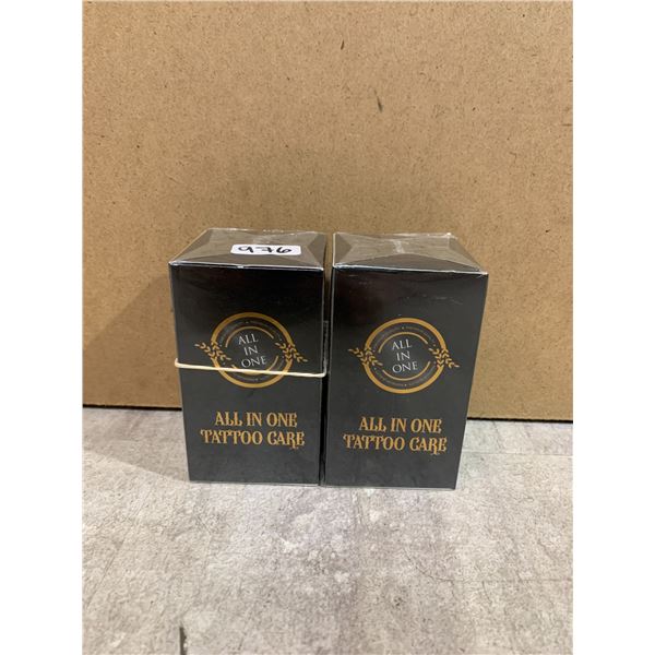 Lot Of 2 Tuwaro Tattoo Numbing + Aftercare In One Numbing Cream - 50ml Each