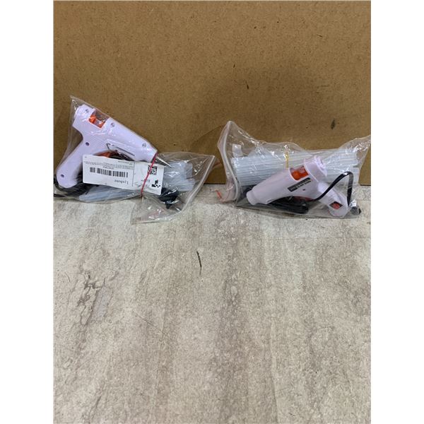 Lot Of 2 Hot Glue Guns With Glue Sticks