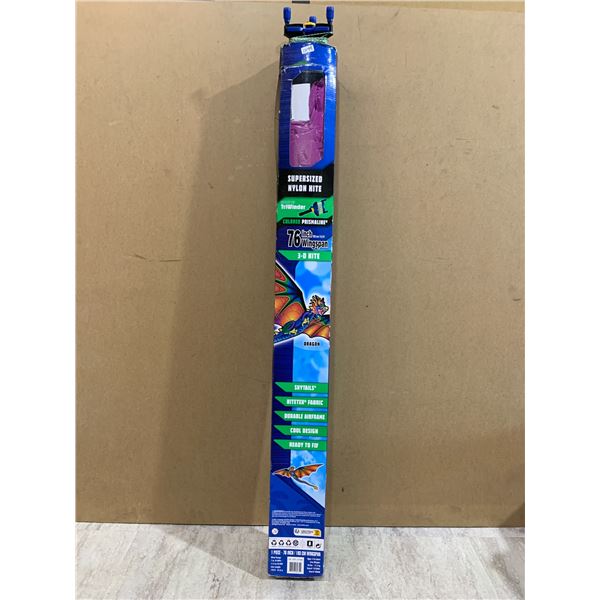 Supersized Nylon Kite - 76 Inch Wingspan  - Includes TriWinder
