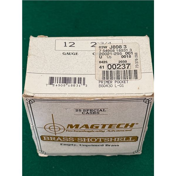 12 ga Reloaded Brass