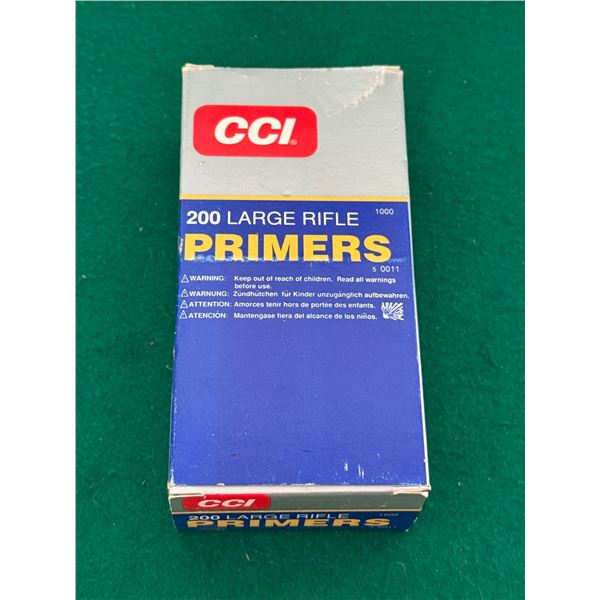 CCI 200 Large Rifle Primers