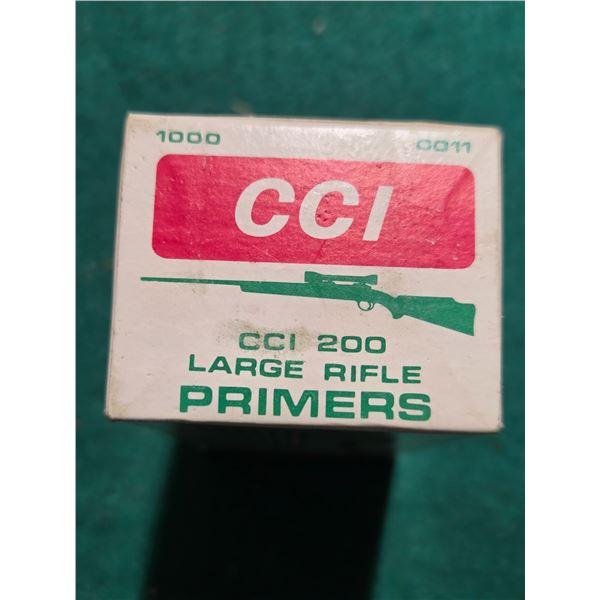 1000  CCI  200 Large Rifle Primers