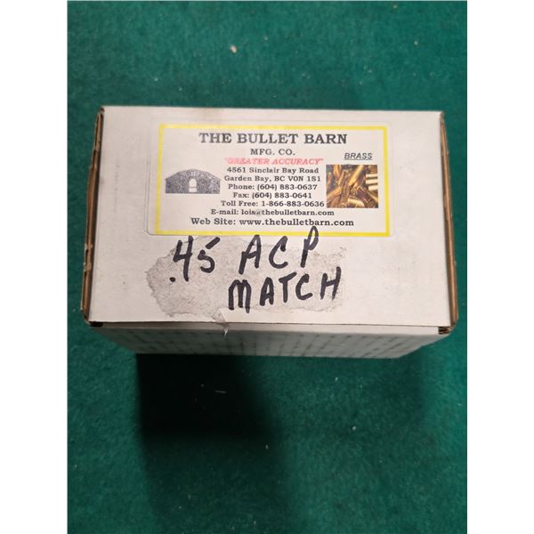 200 45ACP Lead Match Bullets
