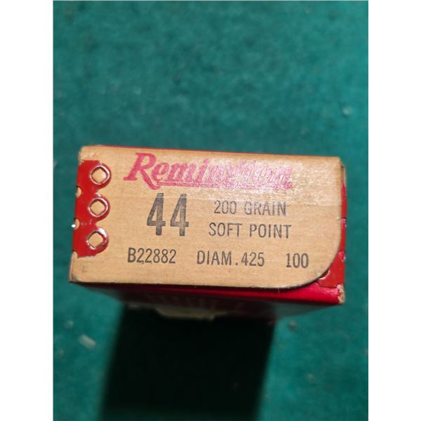 Remington .44 Cal 200 gr Soft Point Bullets