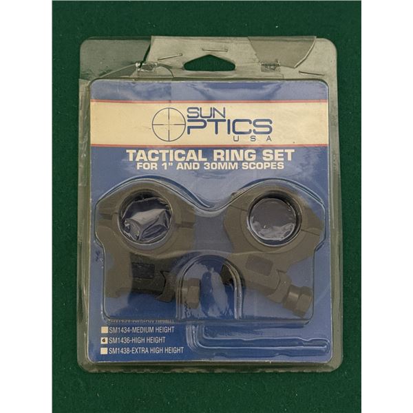1" and 30 mm High Height Scope Tactical Ring Set