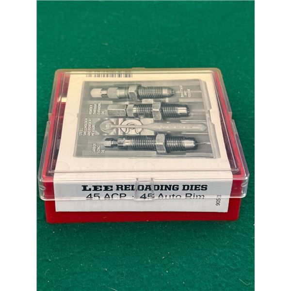 45 ACP Lee Reloading Die Set