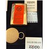 Image 14 : Vintage 1995 Zippo World War II Solid Brass 4-Lighter Box Set - Limited Edition