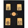Image 5 : Vintage 1995 Zippo World War II Solid Brass 4-Lighter Box Set - Limited Edition
