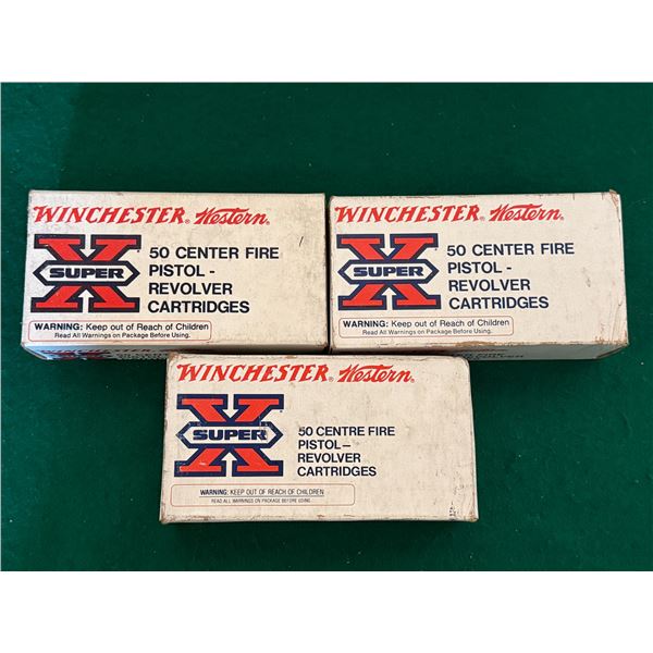 38 Special 158 Gr Winchester Super X Factory Pistol-Revolver Cartridges