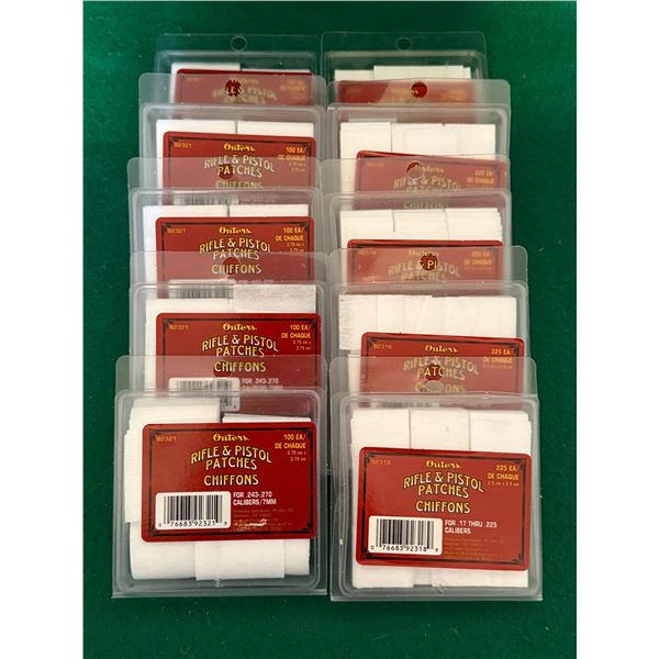 Outers Square Cotton Cleaning Patches Lot – 10 Packs