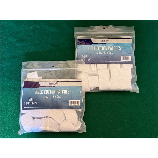 Gunslick Pro Bulk Cotton Patches – 2 Packs