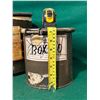 Image 5 : Vintage Military Surplus Storage Tins 2pcs RCAF