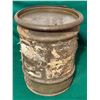 Image 1 : Vintage Military Surplus Metal Drum Container