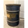 Image 2 : Vintage Military Surplus Metal Drum Container