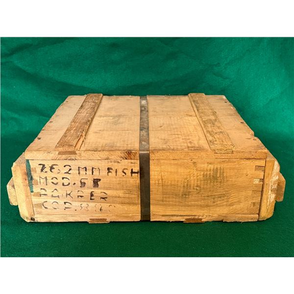 7.62mm Rare Military Ammunition Crate and Ammo (Factory Sealed / Steel-Strapped)