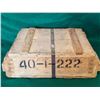 Image 5 : 7.62mm Rare Military Ammunition Crate and Ammo (Factory Sealed / Steel-Strapped)