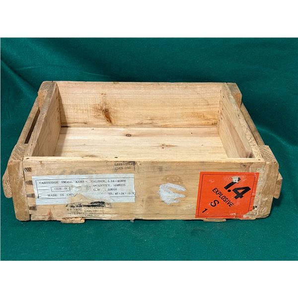 Wood Ammo Crate with Handles