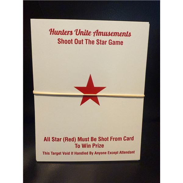 Shoot Out Star Target Cards (set of 25)