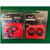 Image 1 : 2 x Warne Maxima 722M 1 Inch High Rimfire Scope Rings