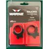 Image 3 : 2 x Warne Maxima 722M 1 Inch High Rimfire Scope Rings