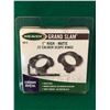 Image 1 : Weaver Grand Slam 1 Inch High Matte .22 Caliber Scope Ring Set