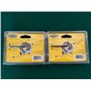 Image 2 : Weaver Quad Lock 1 Inch High Silver Scope Rings (2 Sets)