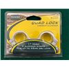 Image 3 : Weaver Quad Lock 1 Inch High Silver Scope Rings (2 Sets)
