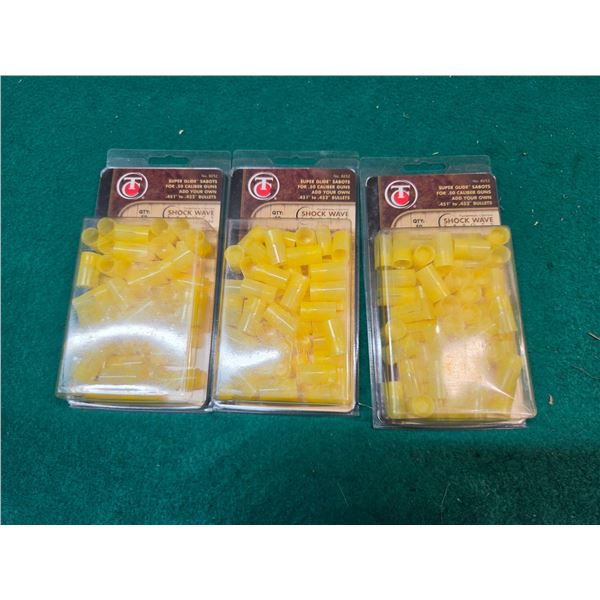 3 Packages of Thompson Center Super Glide 50 Cal Sabots