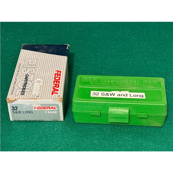 32 S&W and S&W Long Factory Ammunition with MTM Case-Gard