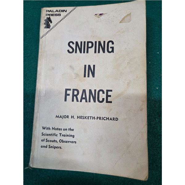 Sniping in France Book