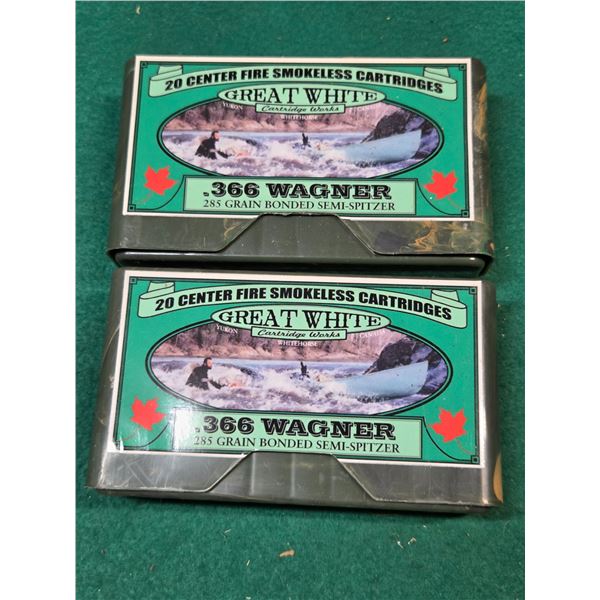 .366 Wagner (9.3x62mm) RELOADED Ammo