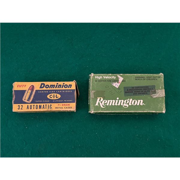 32 Automatic 71 Gr Ammunition and Brass