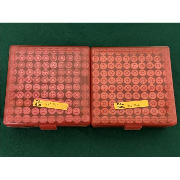 357 Magnum Reloaded Ammunition in Hard Plastic Cases