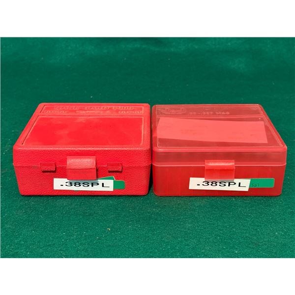 .38 SPL Reloaded Ammunition in Hard Plastic Cases