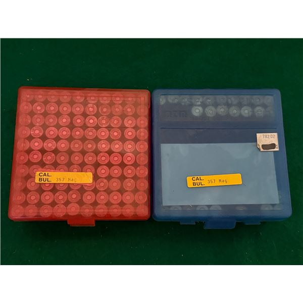 357 Magnum Reloaded Ammunition in Plastic Cases
