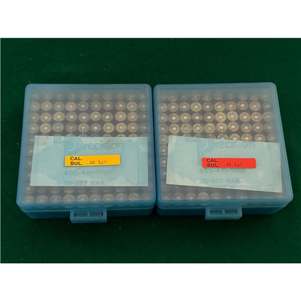 .38 SPL Reloaded Ammunition in Plastic Cases