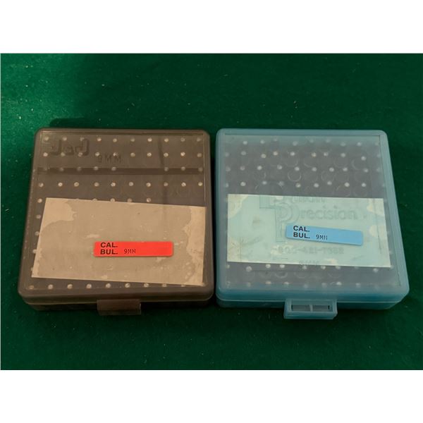 9mm Luger Reloaded Ammunition in Plastic Cases