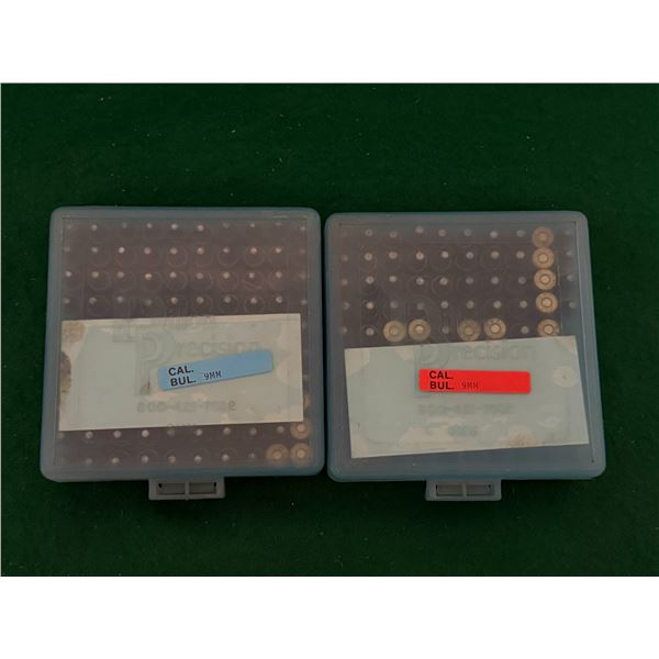9mm Luger Reloaded Ammunition in Plastic Cases