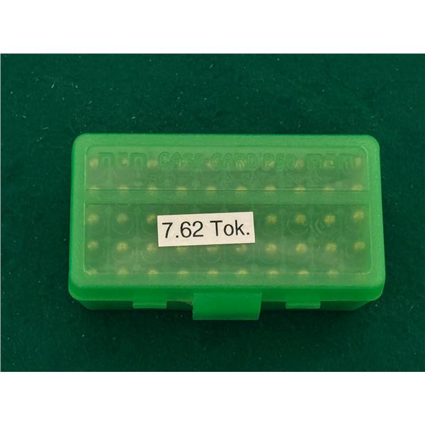 7.62 TT Reloaded Ammunition in Plastic Case
